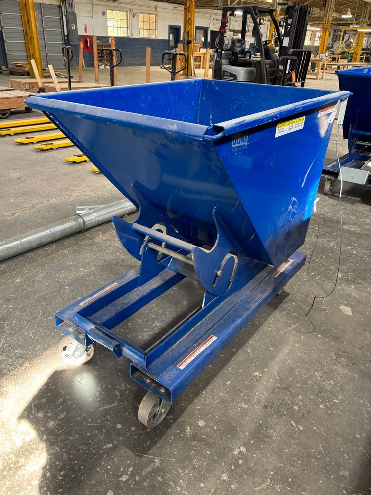 Uline Self Dumping Bin