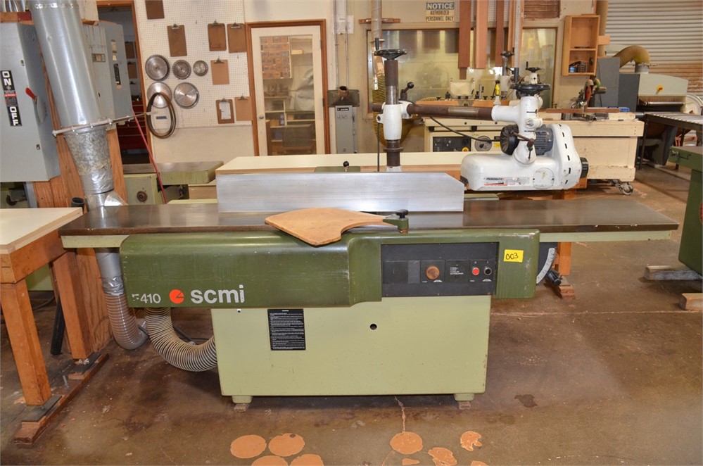 SCMI "F 410" Jointer with Powerfeeder