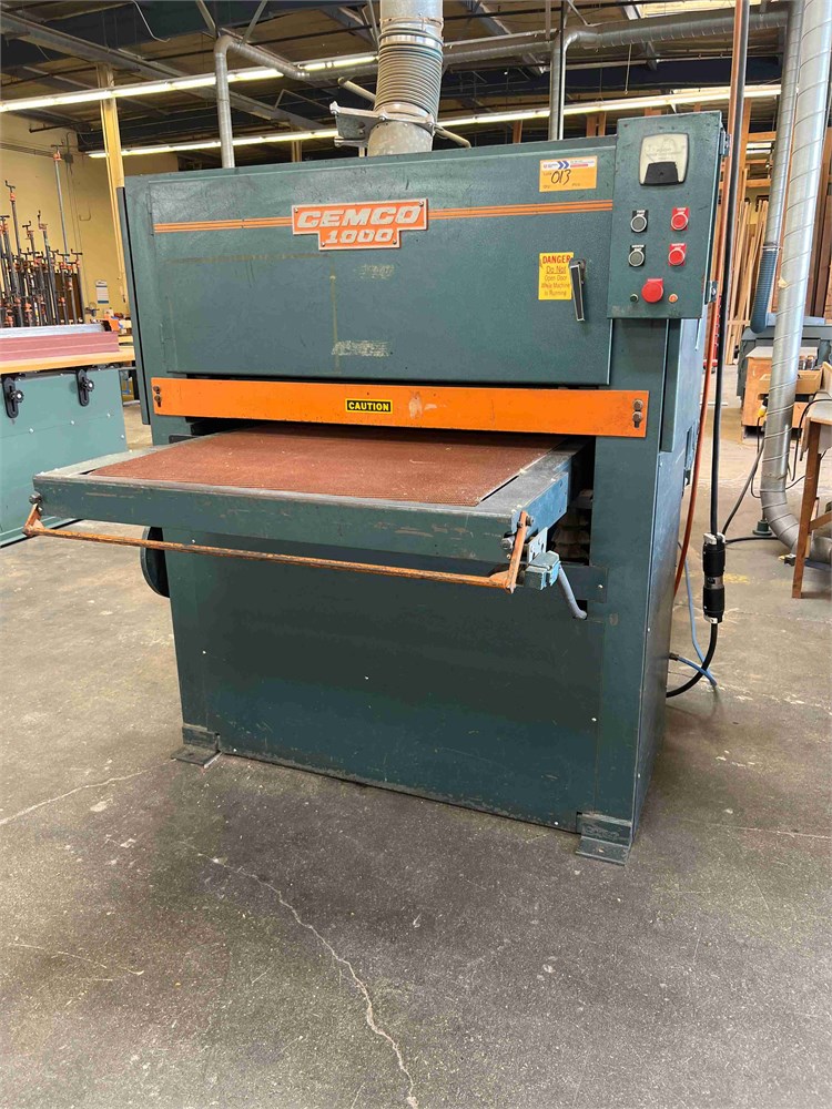 Cemco "1000" 37" Widebelt Sander