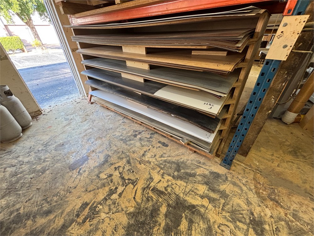 Lot of different colors of Formica (4'x8') as pictured