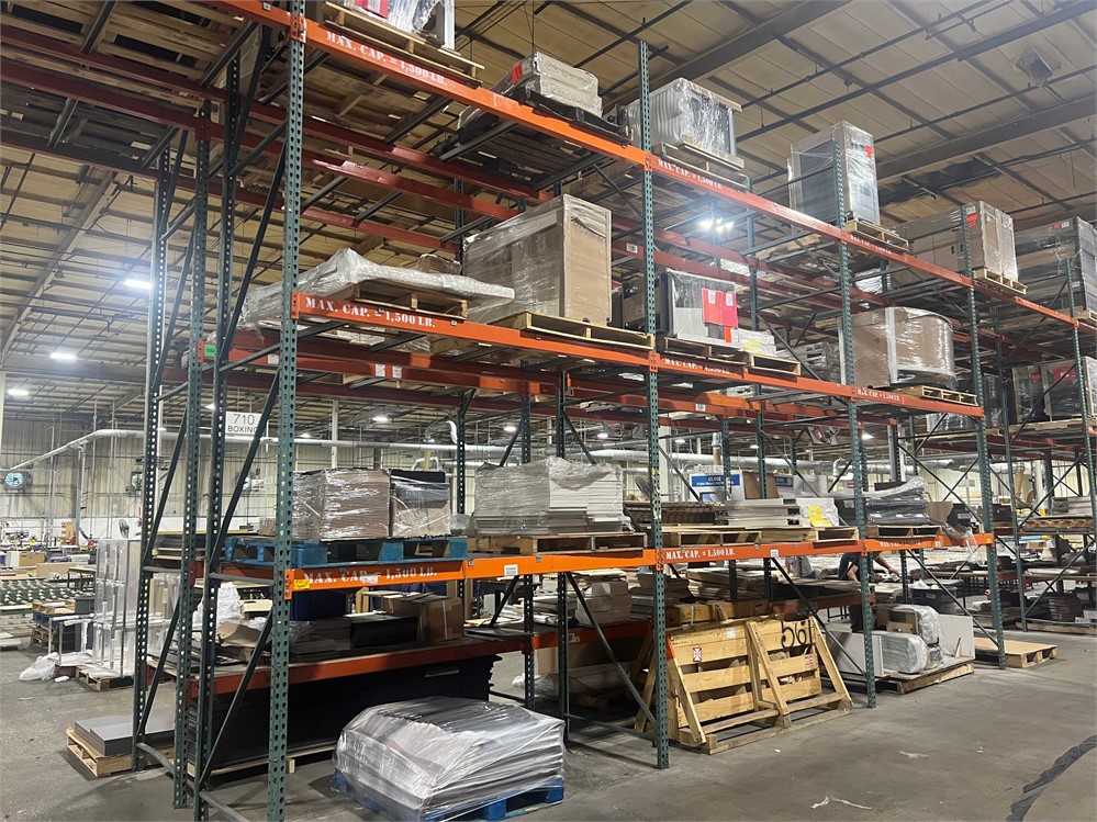 Pallet racking 3 sections