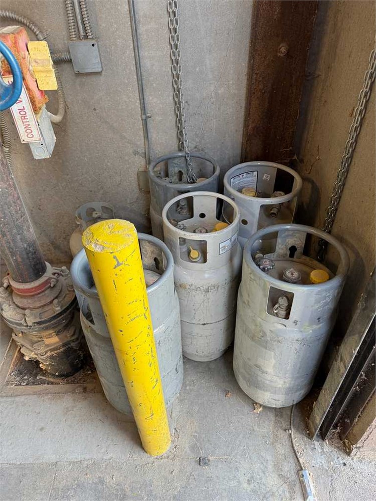 Lot of Forklift Propane Cylinders - Qty (5)