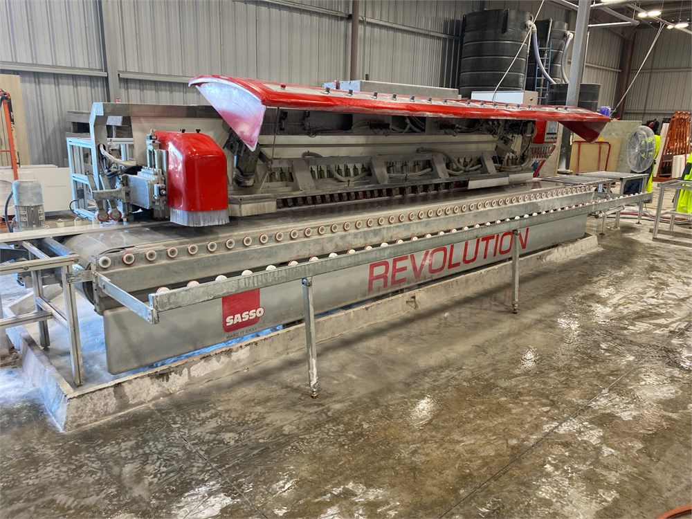 Sasso "Revolution" Stone Edge Profiling Machine