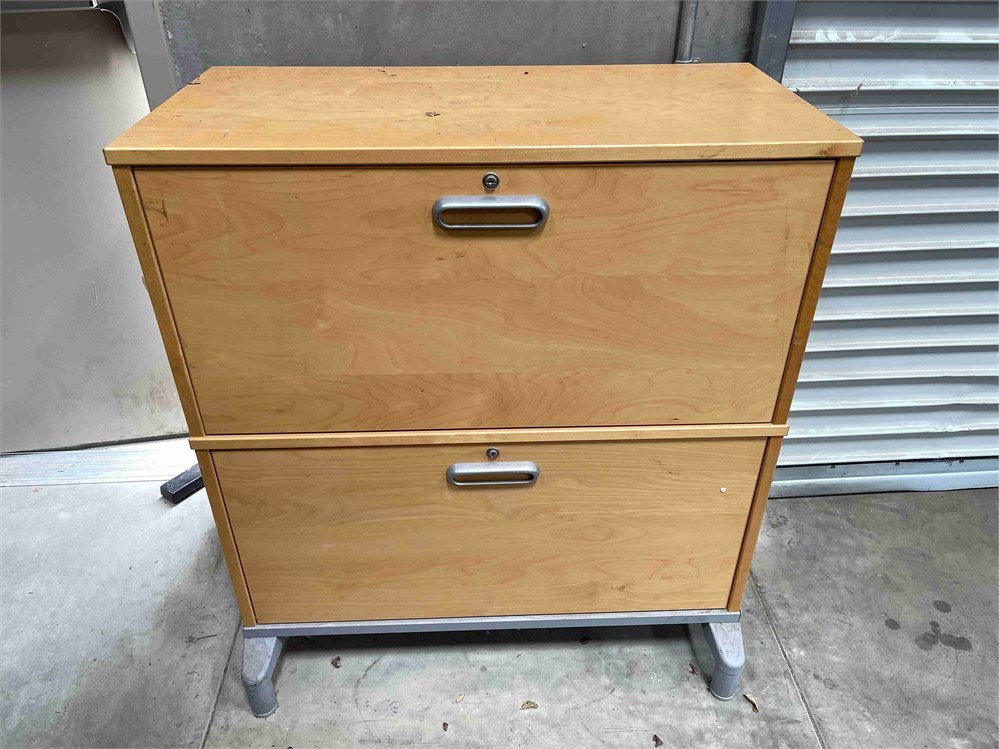 Wooden File Cabinet