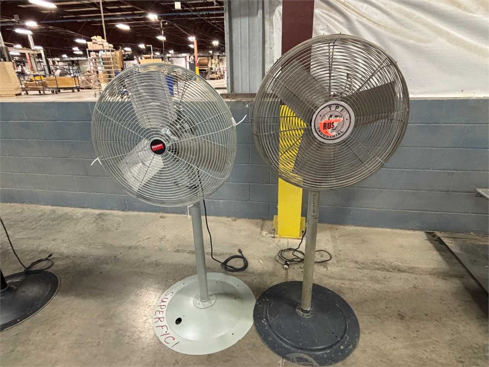 Lot of (2) Shop Fans