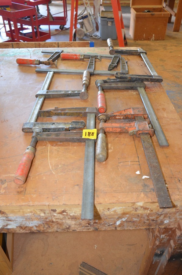 Lot of Bar Clamps as pictured - Qty (7)