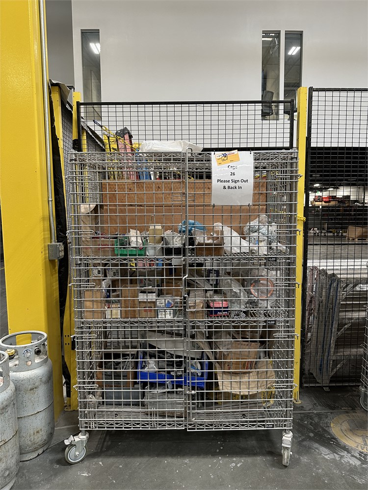 Uline Storage Cart w/Contents