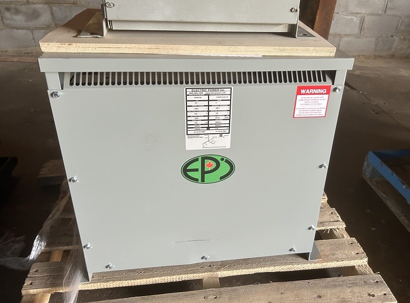 EPI "175 KVA" Transformer, 600V Pri- 480V Sec  - Bolton, ON