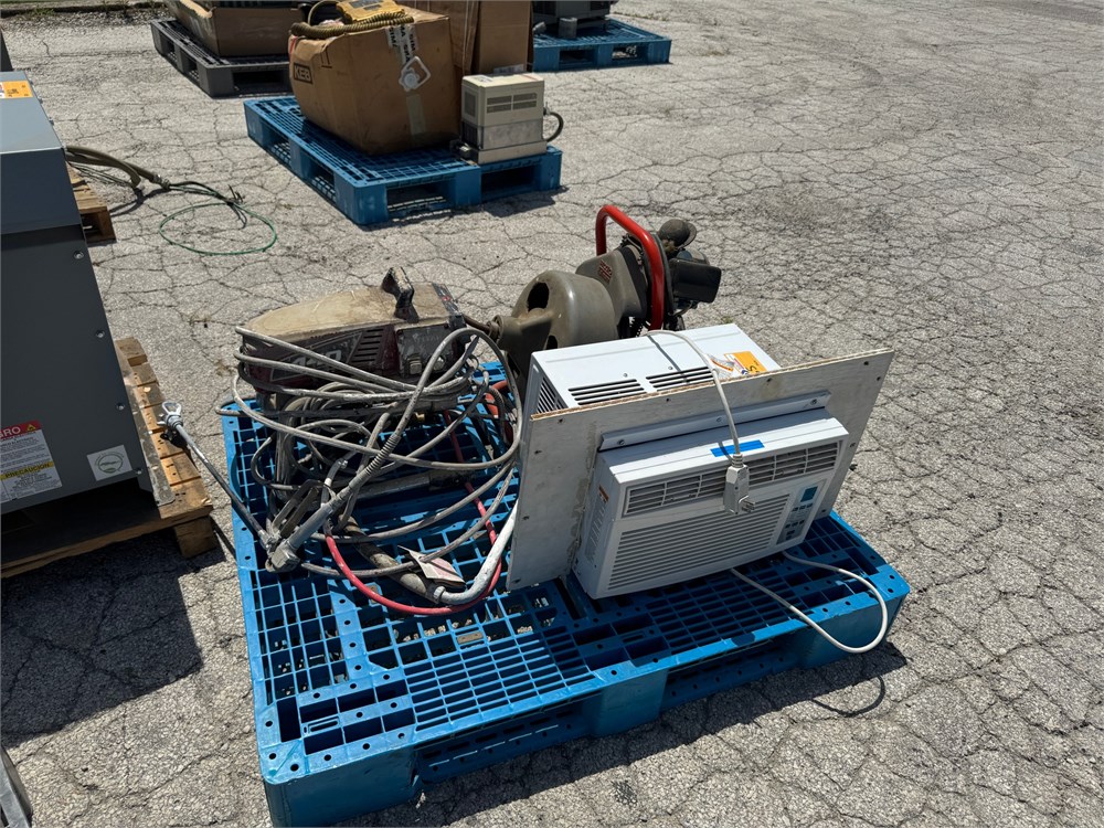 Lot of Ridgid Kollmann, AC Unit, & Paint Sprayer as pictured