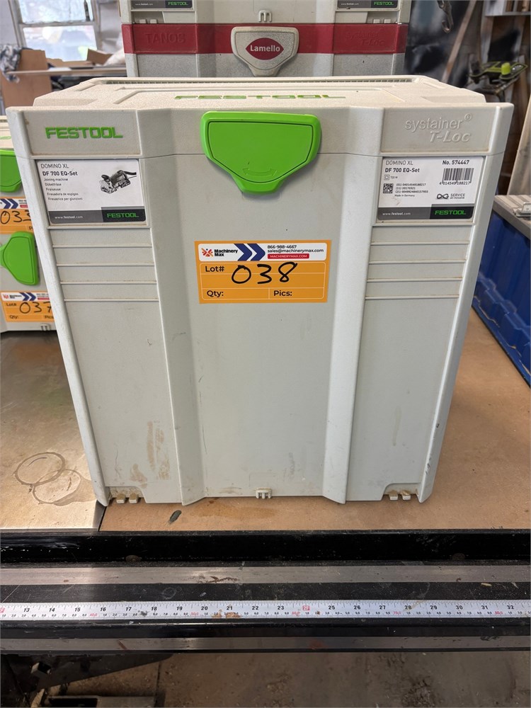 Festool DOMINO XL "DF 700 EQ" Joining machine as pictured