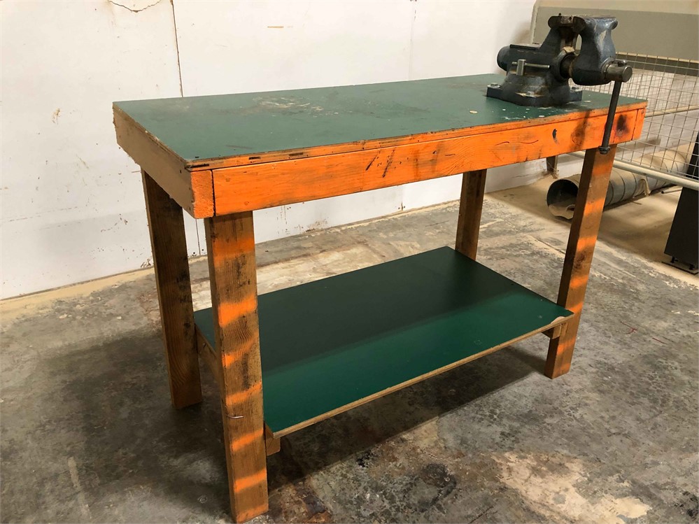 Workbench with Wilton Vise