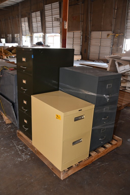 Qty (4) Filing Cabinets - as pictured