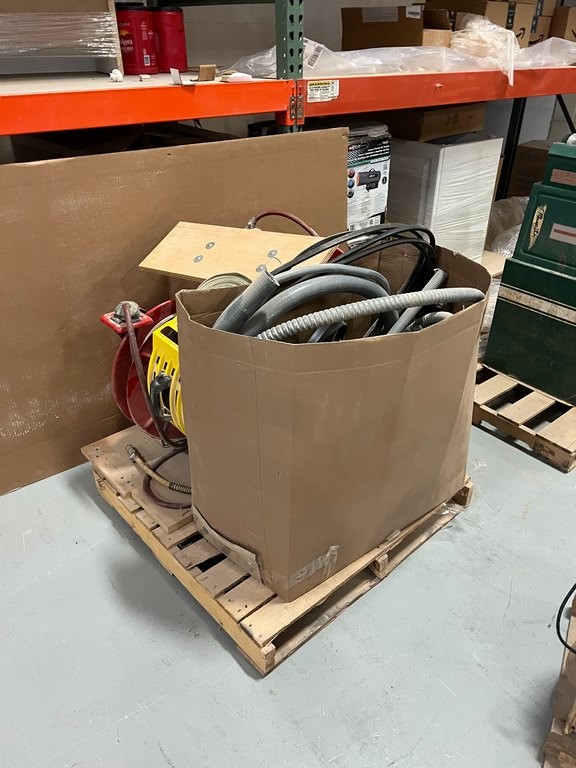 Air Hose Reel and Miscellaneous Shop Items