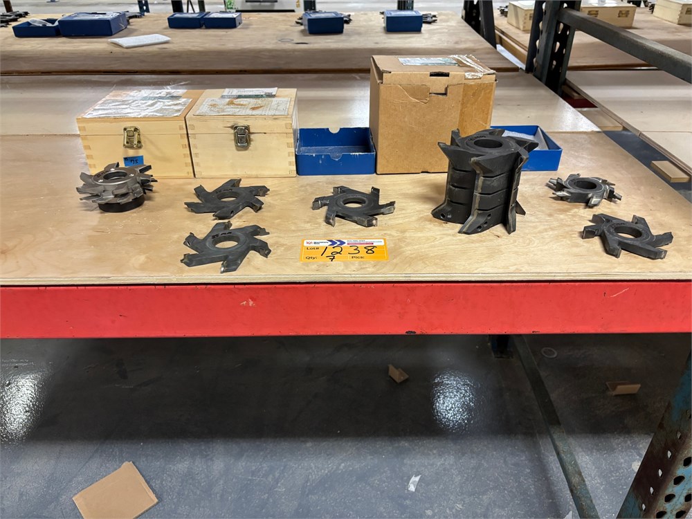 Lot of Cutter Heads - Qty (7) - as pictured