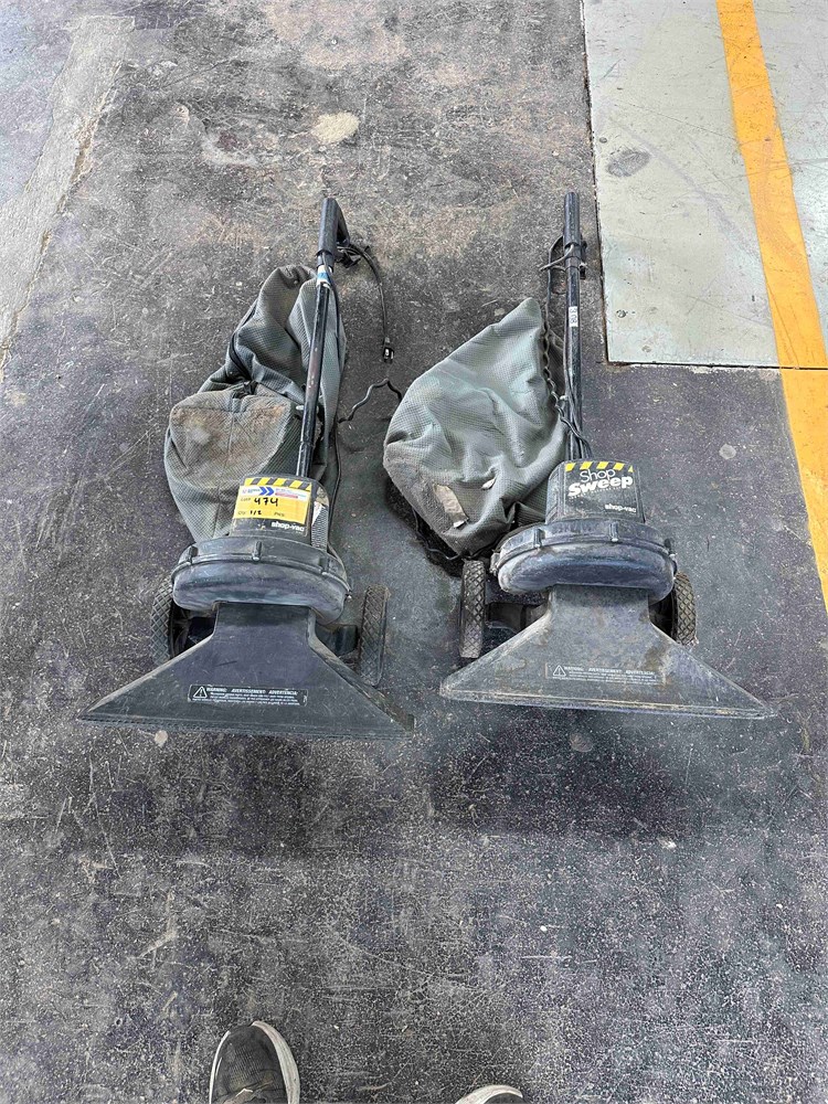 Shop Sweep Vacuums Qty. (2)