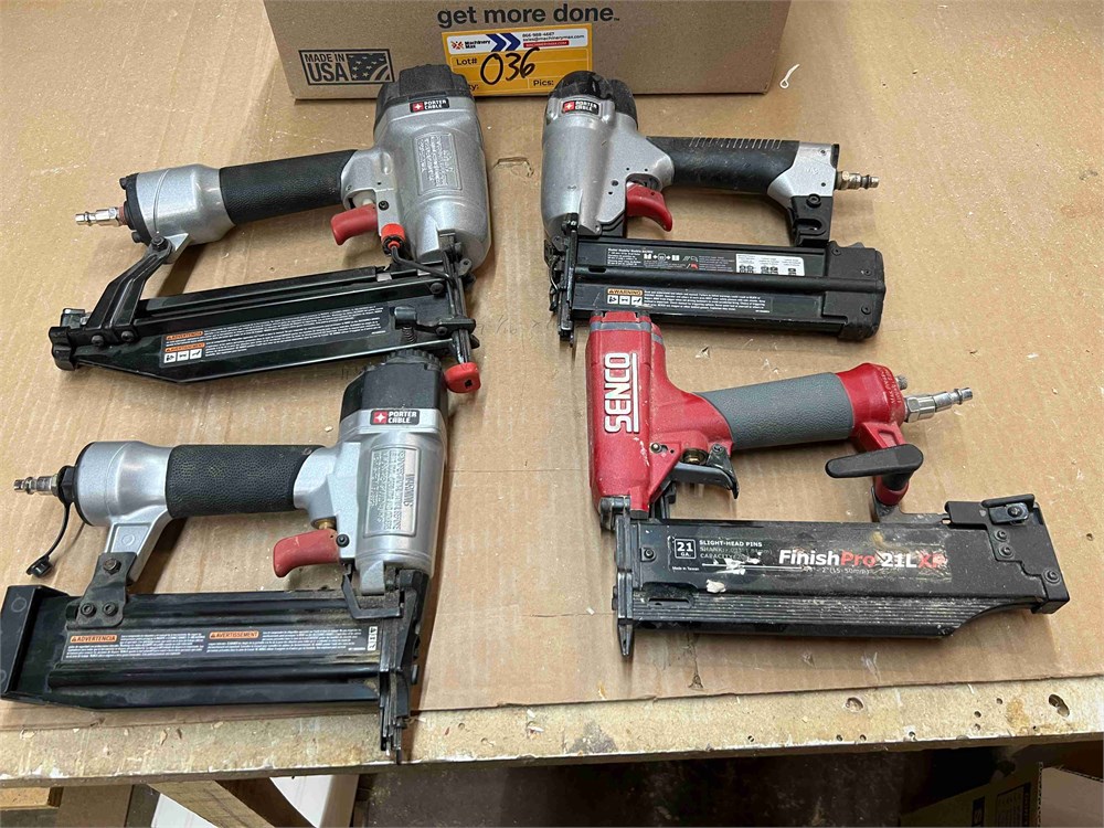Porter Cable & Senco Nail Guns Qty. (4)