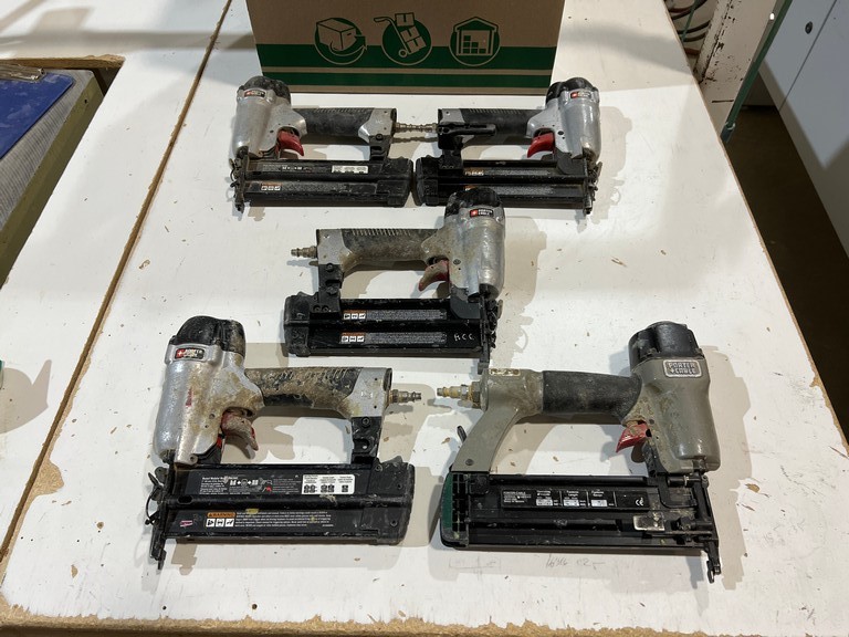 Pneumatic Staplers/Nailers - Qty (5)