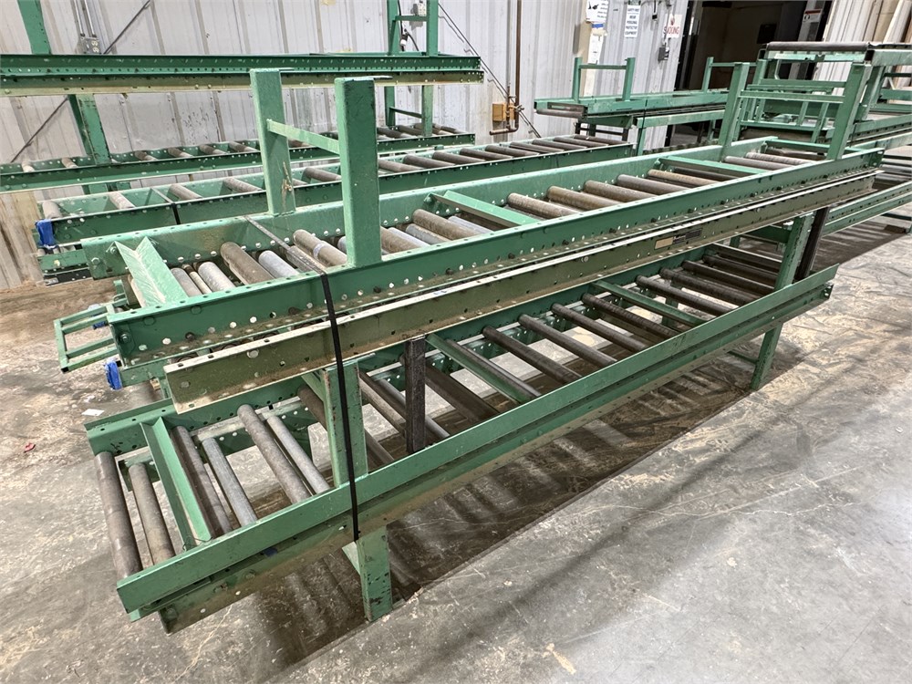 (4) Buschman Roller Conveyors