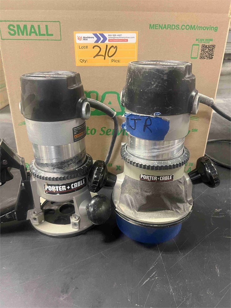 Porter Cable Routers Qty. (2)