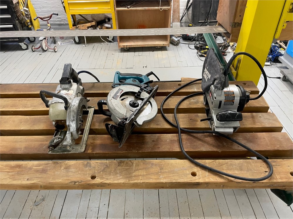 Skilsaw, Makita "5277NB", and Porter Cable "352VS" - Qty (3)