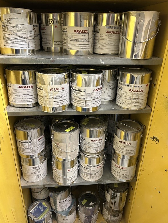 Contents of Cabinet