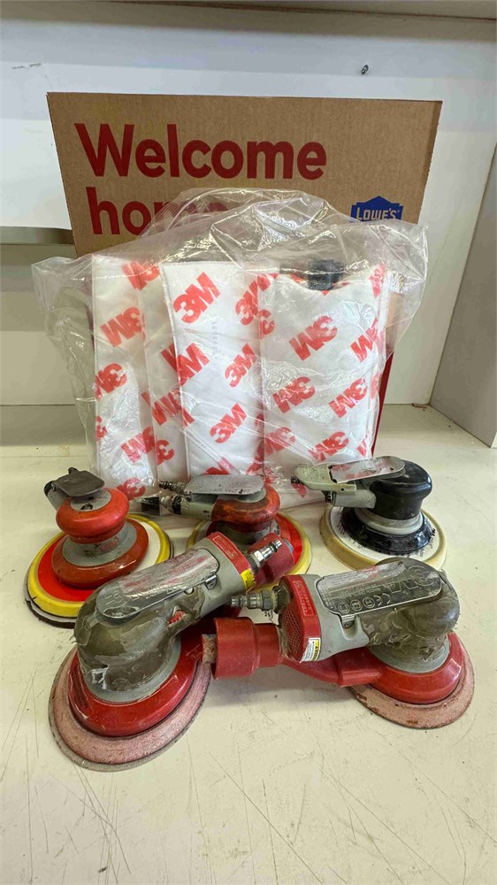 Pneumatic Palm Sanders Qty. (5)