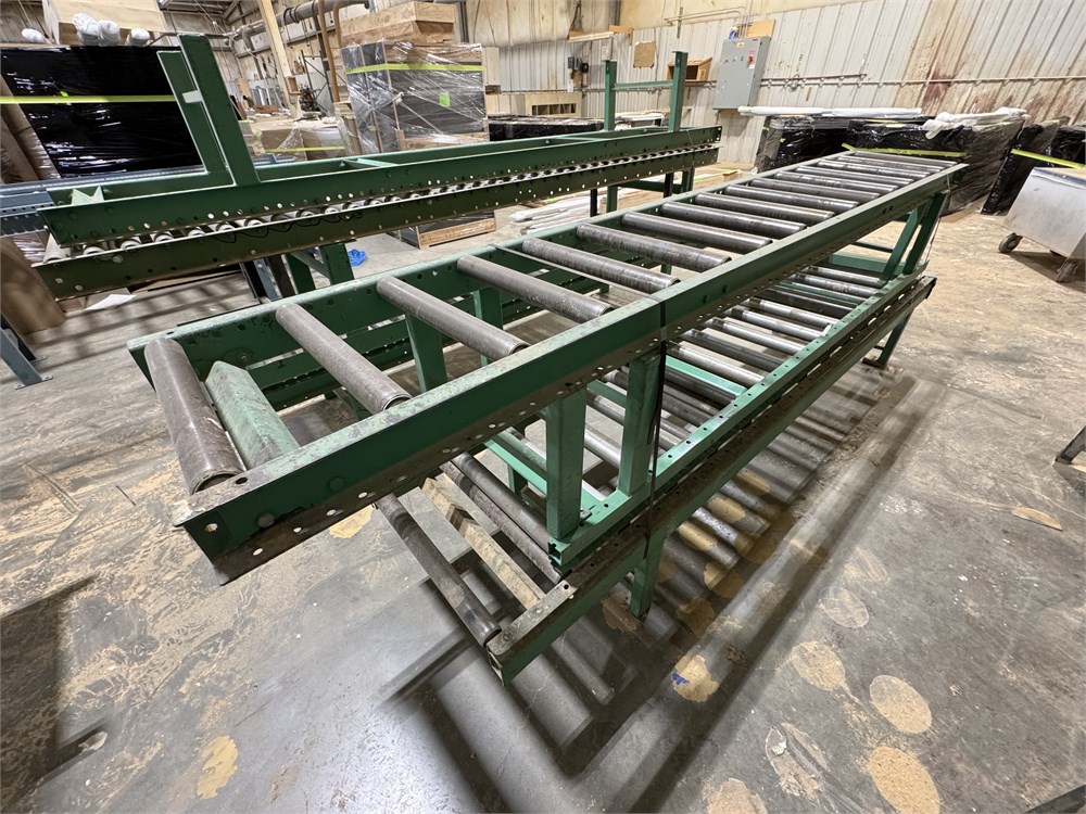 (3) Buschman Roller Conveyors