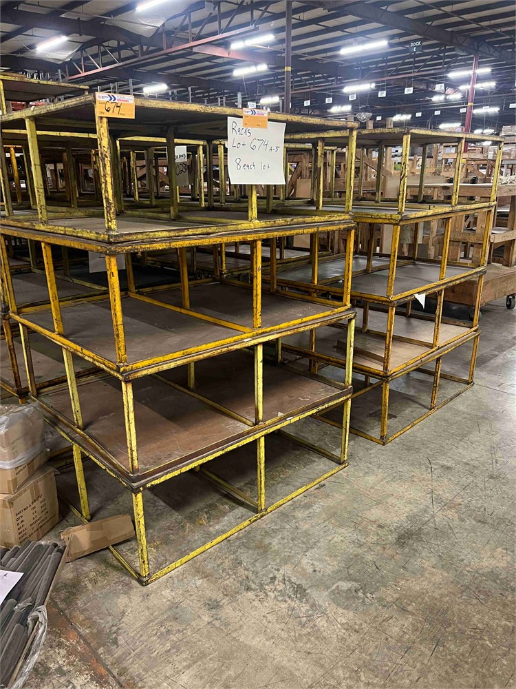 Stackable Material Racks Qty. (8)