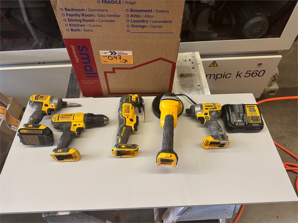 Lot of Dewalt Battery Tools - as pictured - Qty (6)