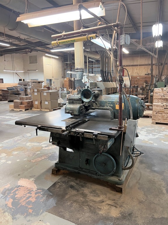 Mattison "202" Straight Line Rip Saw - With Laser Alignment