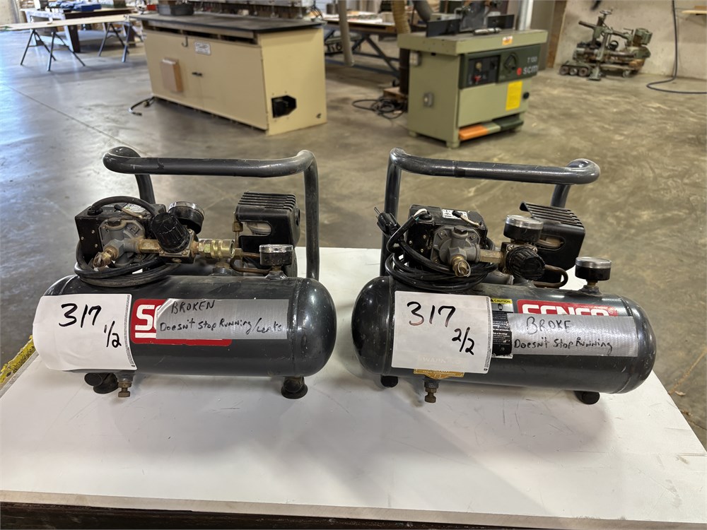 (2) Senco Air Compressors