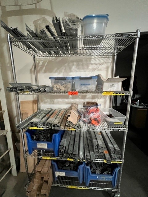 Rolling Rack w/ Misc Supplies/Tooling