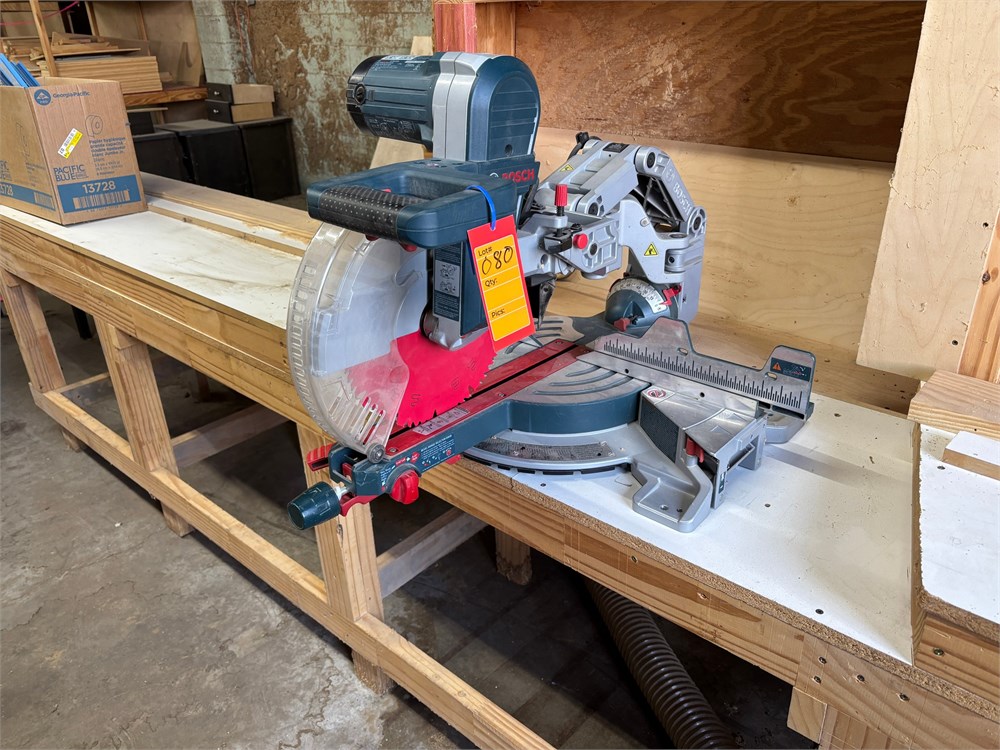 Bosch "GCM12SD" Dual-Bevel Hinge Slide Miter Saw