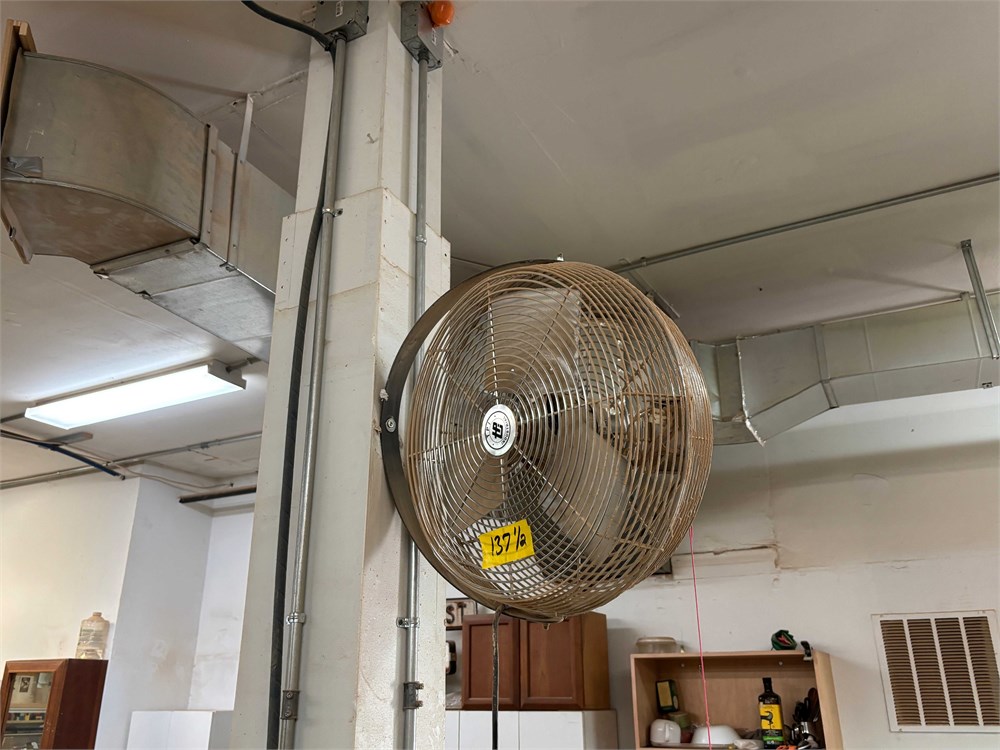 2 TPI Industrial Wall-Mounted Fan