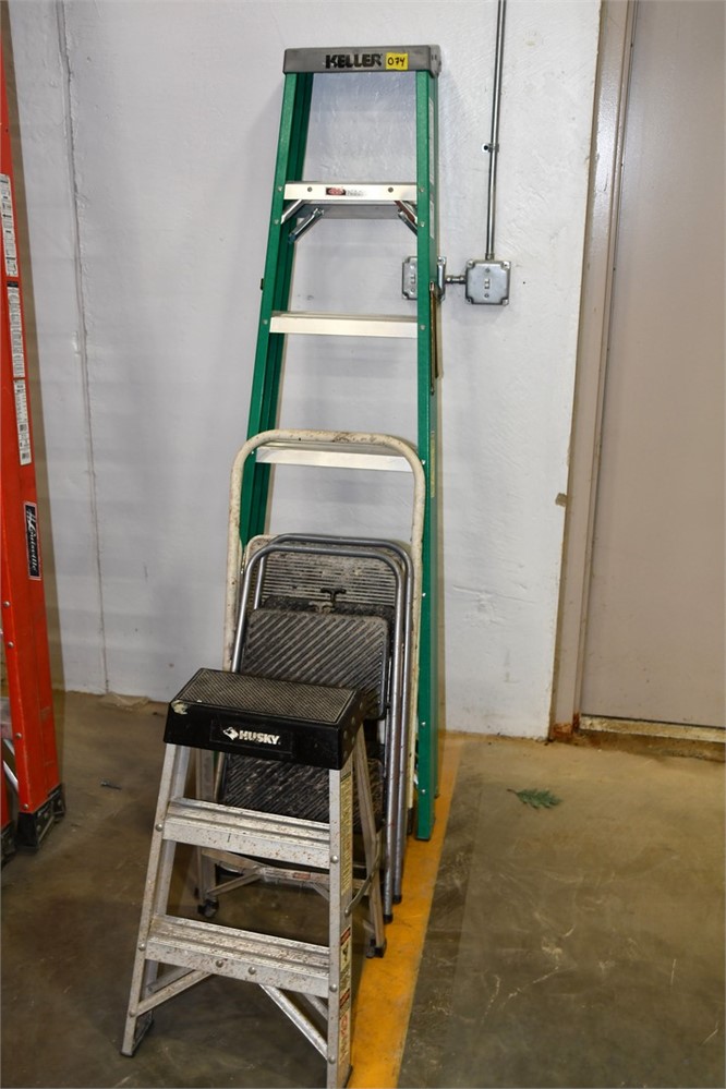 Fiberglass & Aluminum Ladders - Qty (2)