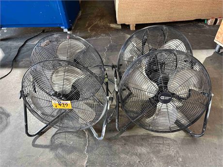 Lots Fans Lot - Fans Qty. (4) | Place Your Bid at MachineryMax