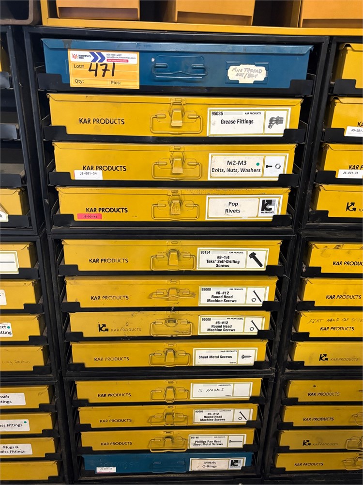 Kar Hardware Bins & Contents as pictures