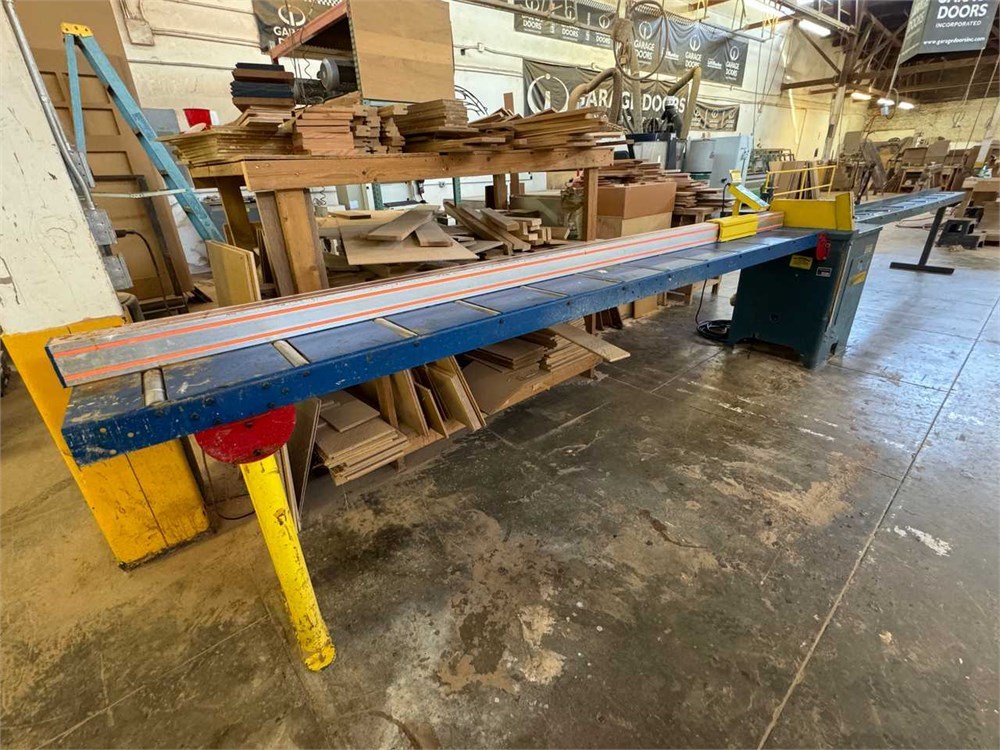 TigerStop "TS-10" Automated Stop/Positioner with Roller Table
