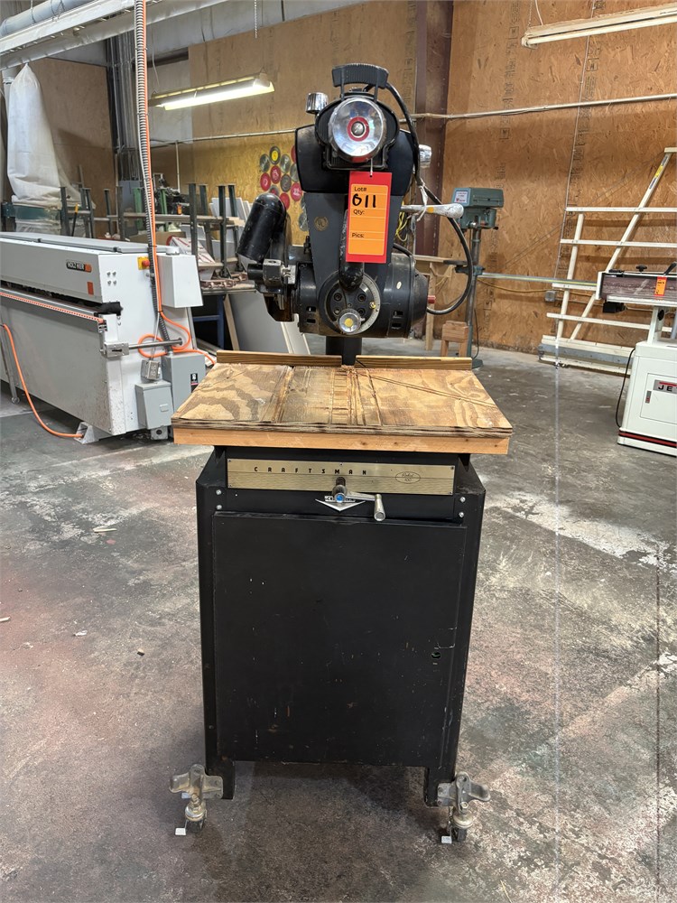 Vintage Craftsman "113" Radial Arm Saw-10" With Stand