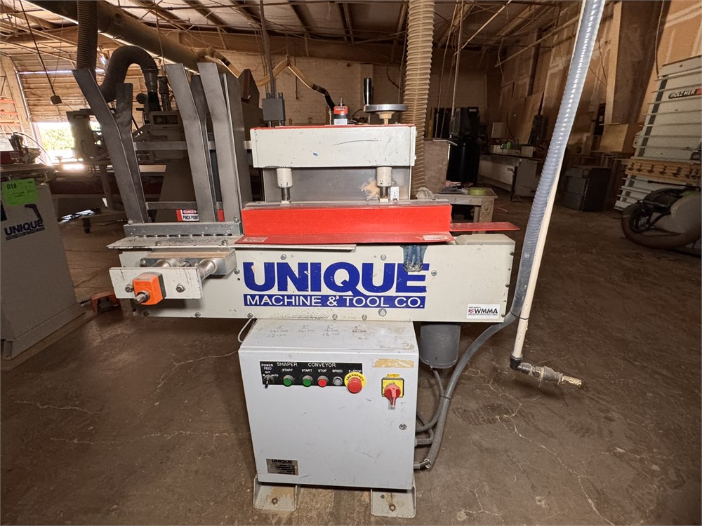 Unique "318 HI" Stile Machine with Hopper Feed