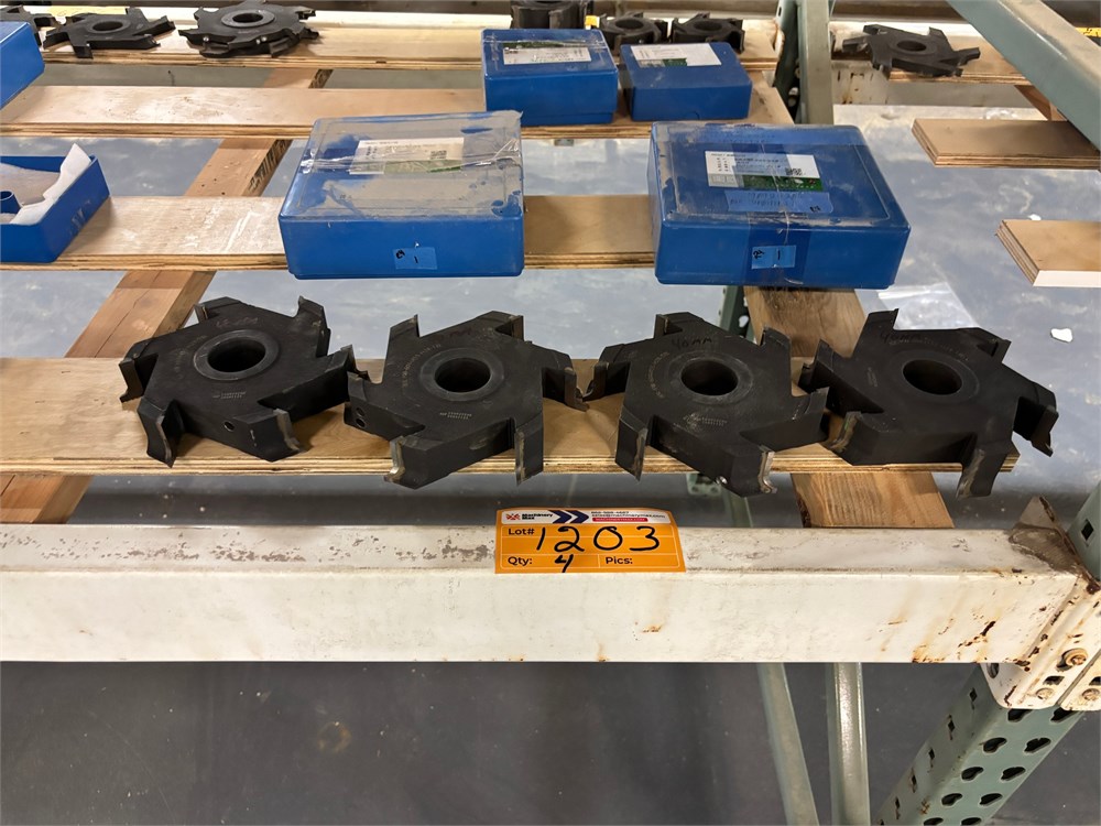 Lot of Cutter Heads - Qty (4) - as pictured