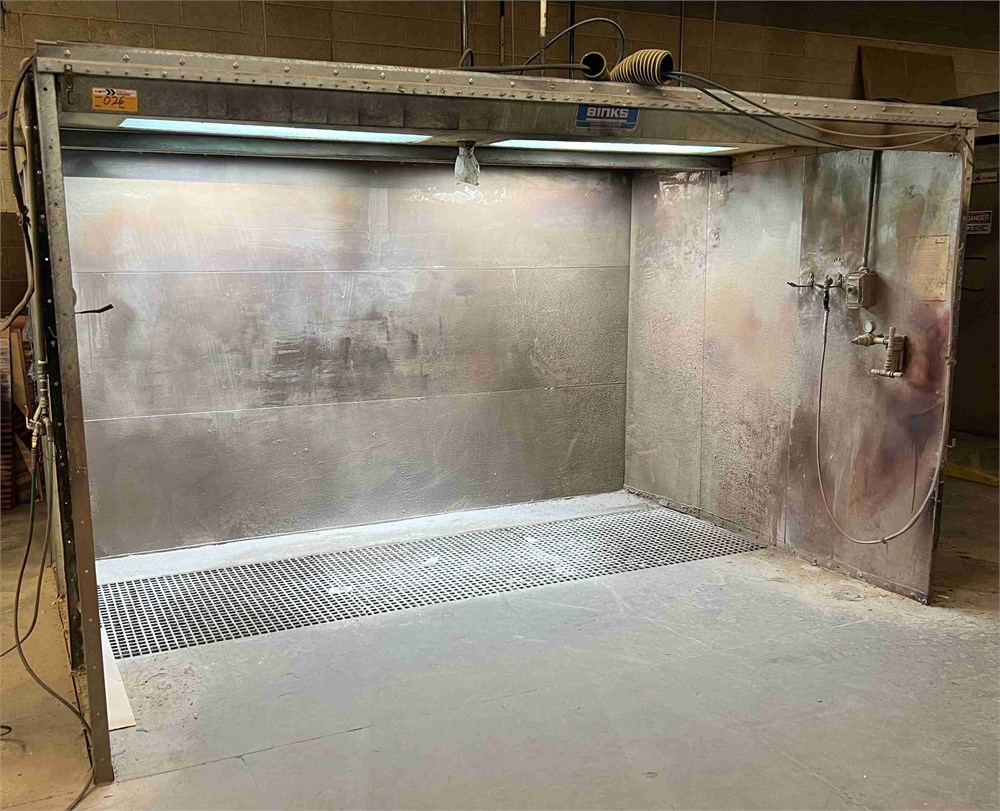 Down Draft Spray Booth