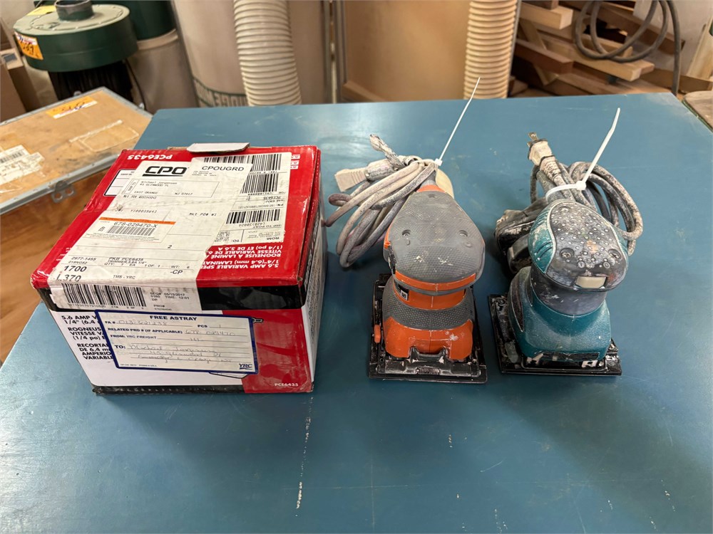 Laminate Trimmer and (Qty2) Sanders