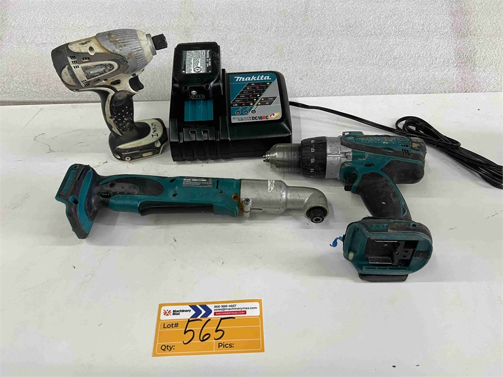 Makita 18 Volt Cordless Drill, Driver, Battery & Charger