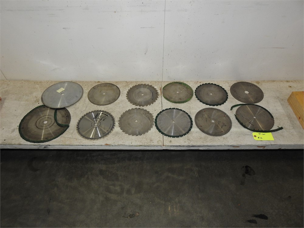 LOT OF (12) SAW BLADES