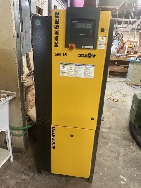 Kaeser "Aircenter SM 15" Rotary Screw 15HP Air Compressor System, 2015