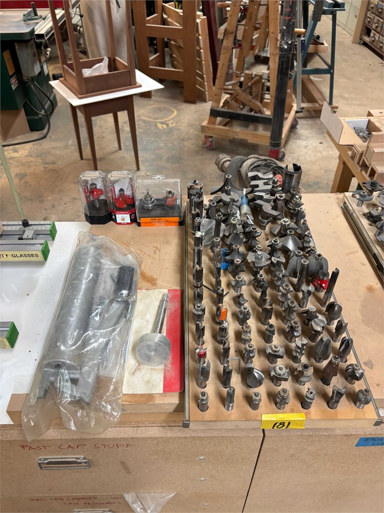 Large Assortment of Router Bits