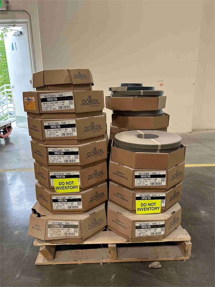 Pallet of Dollken 30177AAM-1540-1 Portico Teak Edgebanding
