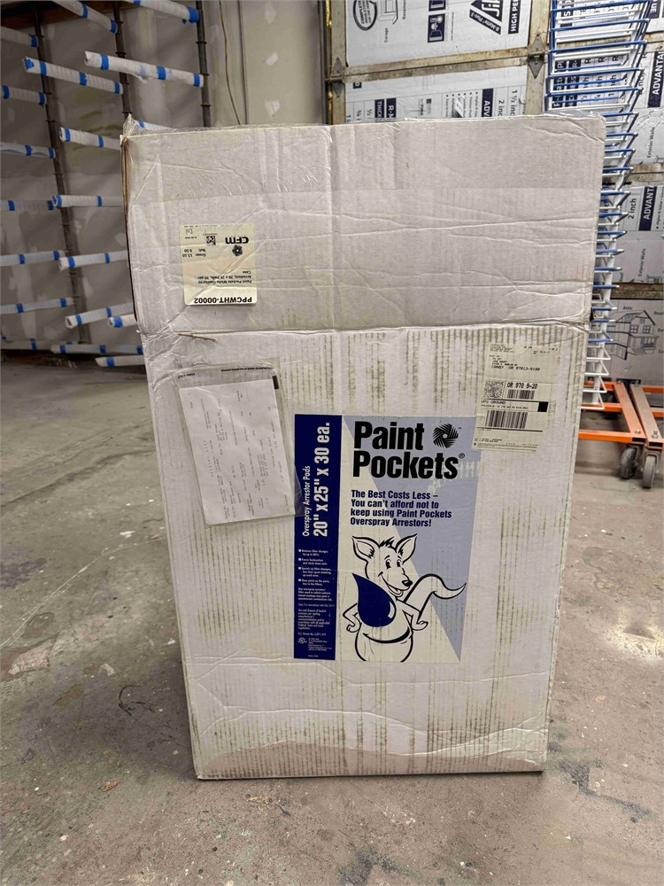 Paint Pocket Booth Filters