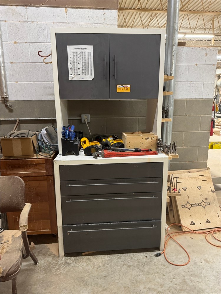 Cabinet & Contents as pictured